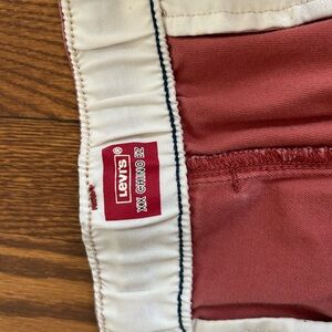 Levi's Red Casual Bottoms with Contrast Stitching